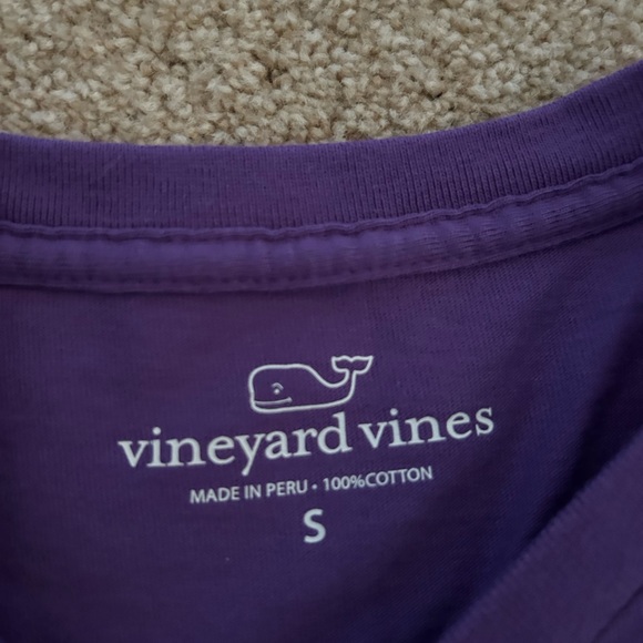 Dark purple Short Sleeve Vineyard Vines T-Shirt Size S - Picture 3 of 3